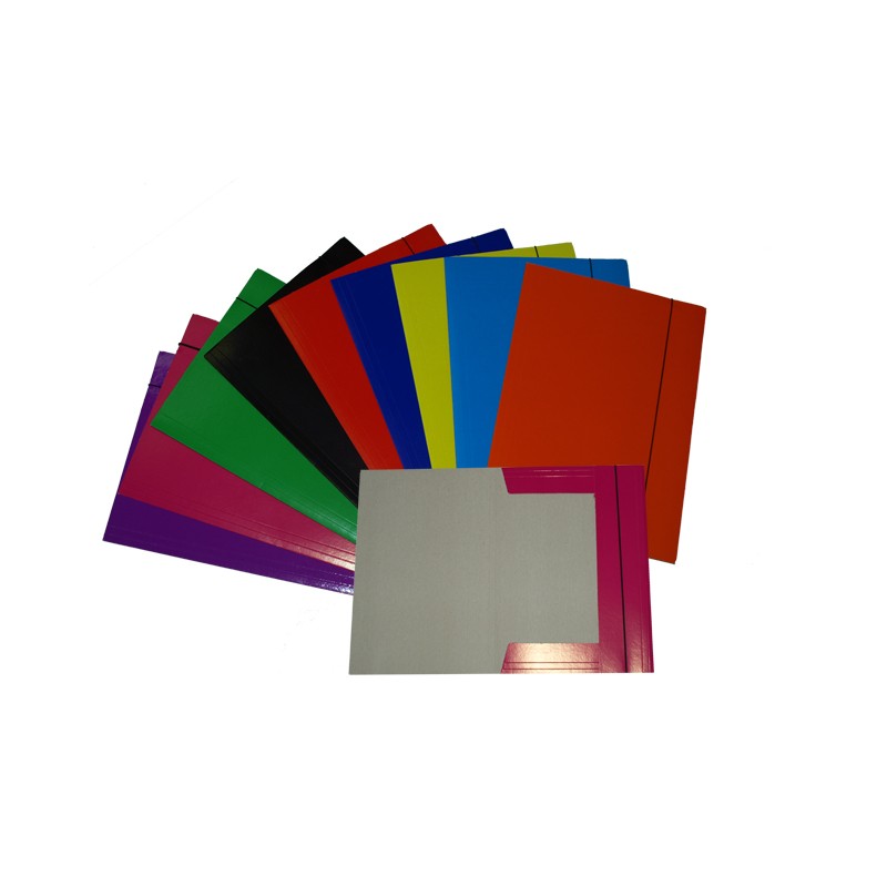 Teczka z gumką kolor niebieska Barbara